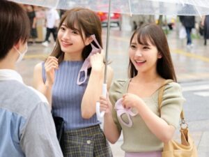 【無料 おためし エロ動画】【処女を見つけてセックスできたら100万円！ ? 】親友の素人娘2人が初めての童貞ナンパ！ ! SNSやマッチングアプリを駆使！ !見つけた童貞チ ポを奪い合うハーレム筆おろし！生々しすぎてタマ切れ！ !