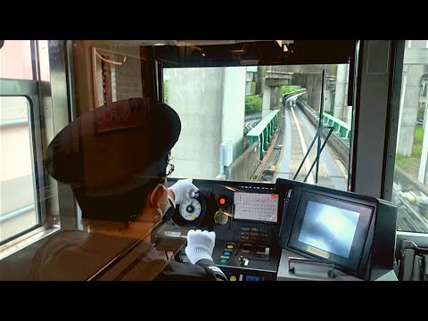 Japan train driving skill • Cabview • Saitama New Urban Transit New shuttle ニューシャトル