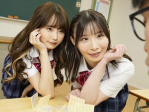 MERU MATSUMOTO Ichika 〚イチカ・マツモト〛フェラチオが大好きな美少女たちが、おっぱいを吸って逆3P！【天鹿】