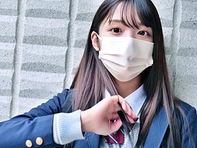 エロフェロモン全開の巨乳JKが極太肉棒を求めている。【天鹿】