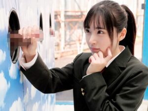 【マジックミラー号】美少女JKが恋人のチンコ当て大会で他人棒をフェラしてオナニー【エロ動画 天鹿】