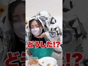 ２人羽織チャレンジしたら○首つまんできた😳#shorts