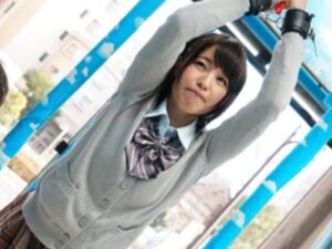 マジックミライチ】。］我慢大会で両手を縛られた素人JKがアソコを弄られバイブを入れられる☆☆☆激しくイクとおっぱいを揉まれ本番SEX!【エロ動画 天鹿】