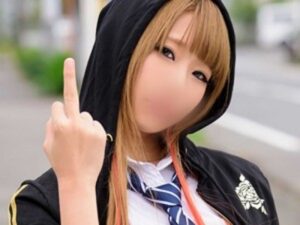【素人】茨城ヤンキーの生意気ギャル女子高生！イケメンチンポにすっかり惚れ込んで自らおねだり♡【エロ動画 天鹿】