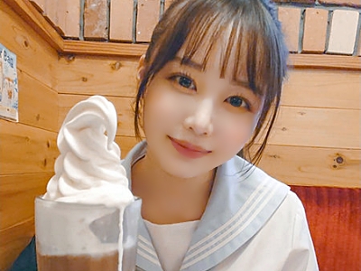 素人美女JKをSNSでゲットし、乳首責めやフェラテク、制服P活を堪能☆☆☆キツキツのアソコでお尻を振る！【エロ動画 天鹿】
