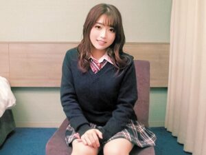 《素人娘》激カワJK♥はじめてのデカチンに痙攣ほどイキまくるｗｗ→中出しセックス。【エロ動画 天鹿】