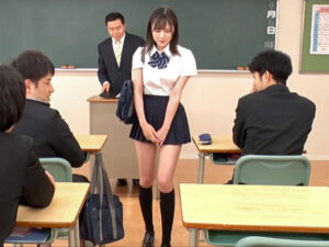 [転校生】女子がオッパイ丸出しの制服姿www最高www学校「先生…イク…イク…」から勃起した男に声をかけられる毎日に。【エロ動画 天鹿】