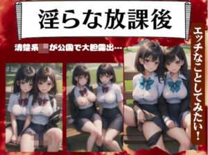 【FANZA エロ同人】清楚系JKが公園で大胆露出〜エッチなことしてみたい！