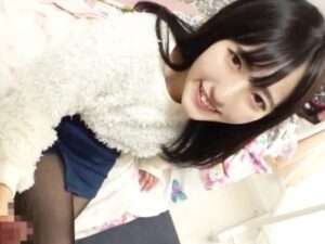 美少女に家までついて行っていいですか？美乳フェラ→手コキでイカされる★濃厚キス→フェラ→騎乗位【エロ動画 天鹿】