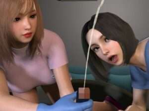 【新作】女医と看護師の3Dエロアニメ！精子吸引：勃起不全治療薬を服用してペニスを詳しく検査【乱交・3P・巨乳・爆乳・手袋】【エロ動画 天鹿】