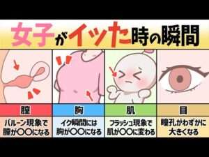 【６選】オーガズムに達した時の女体の変化