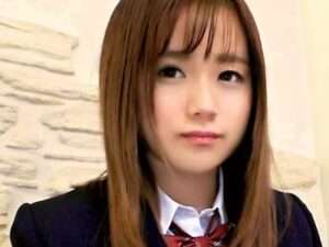 ラブホテル企画で制服姿でセックスする新卒ギャルJKがエロい流れに！スクール水着シーンも激写！【エロ動画 天鹿】