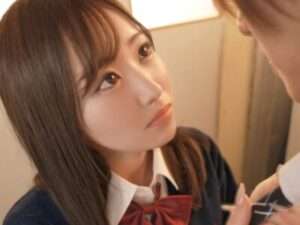 生徒の逆襲 “先生、我慢できますか？”超美少女JKが制服姿で射精に成功！エッチなマンコで先生のチ○ポを刺激し、絶頂寸前まで追い込む鬼畜プレイ！【エロ動画 天鹿】