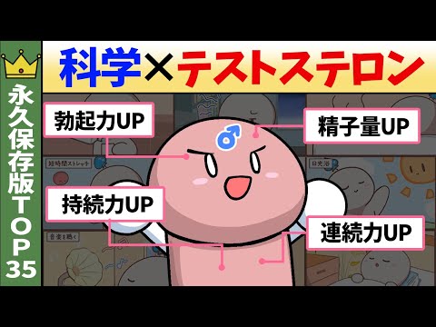 【永久保存版】テストステロンを増やす方法35選