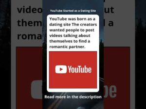 YouTube Started as a Dating Site #curiosities #youtubeshorts #history