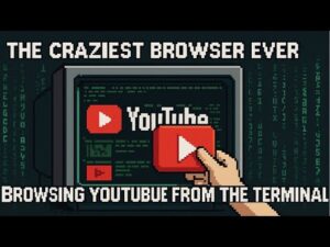 The Most INSANE Browser Ever: YouTube Without a GUI!