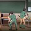 エロ漫画 同人 レビュー 天鹿 | 女子学生たちはそこらじゅうで倒れており、催眠術の効果で非友好的な男たちの種付けオナニストになっている。【エロ動画 天鹿】