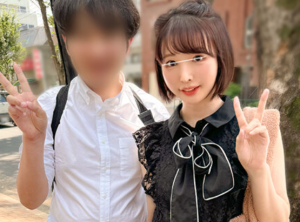 素人ナンパ企画】。］"超絶ブスロリJDのザーメン搾り取り！"仲良し男女が現金を賭けてゲームに挑戦！【エロ動画 天鹿】