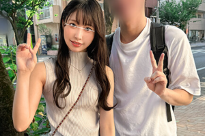 素人ナンパ企画】。］ノースリーブのワキとエロい関西弁のスレンダーJDが友達のチ○ポを抜いたら現金がもらえるゲームに挑戦！【エロ動画 天鹿】