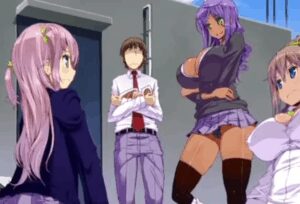 乱交／ギャル：淫乱ギャルJKのケツをデカチン棒一本でバシバシ、ボコボコ。【エロ動画 天鹿】