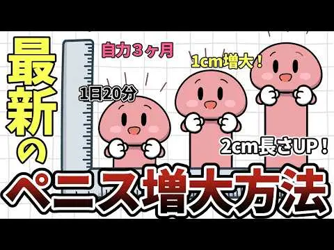 【２cm〜】自力ペニス増大ランキングTOP５〜2020年掲載〜