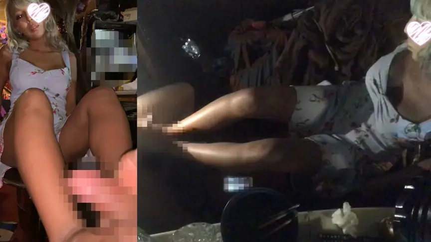 【個人撮影エロ動画】ギャルキャバ嬢と個人的に呑みつつ足コキしてもらった！ 【yacchiman-0059】