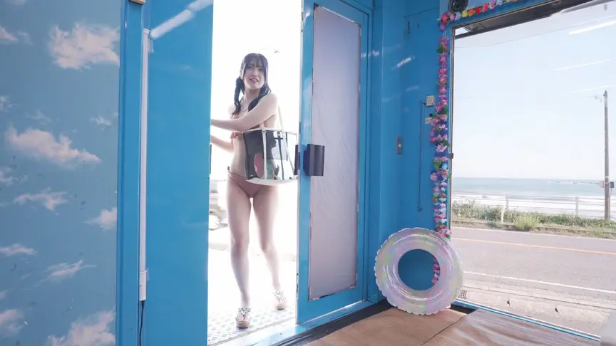 【2025新作 エロ動画】マジックミラー号 水着女子ギリギリディルド ひなた【DUGA】