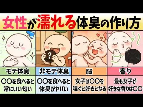 【2025年 性 教育 おすすめ】【モテ科学】女性が惚れる体臭にする方法