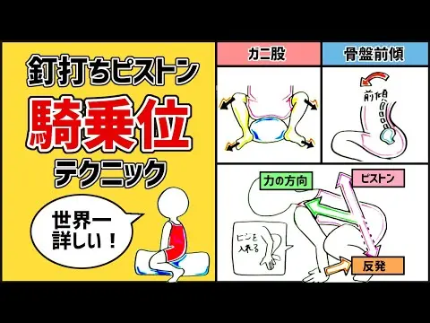 【2025年 性 教育 おすすめ】女性向け騎乗位テクニック完全版【ピストン運動】