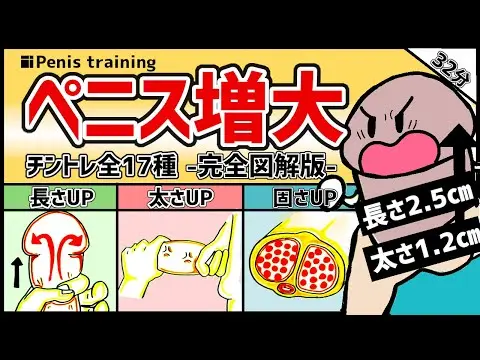 【2025年 性 教育 おすすめ】【長さUP】理論的なペニス増大ちんトレ方法〜完全図解版〜