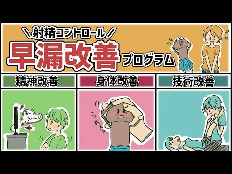 【2025年 性 教育 おすすめ】早漏改善・射精コントロール方法８選【アニメ】