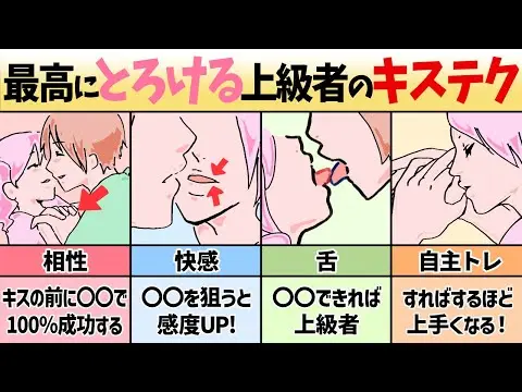 【2025年 性 教育 おすすめ】【完全図解】最高にとろける上級者のキステク60選