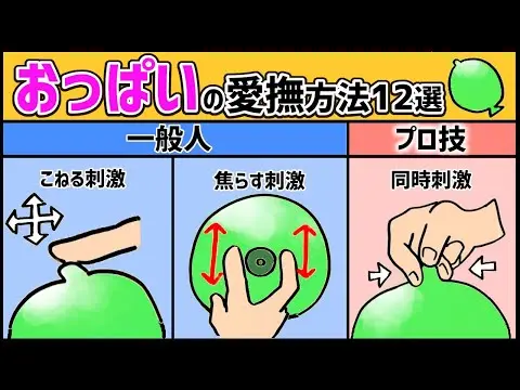 【2025年 性 教育 おすすめ】【乳首】おっぱいの最高に気持ち良い手技12選