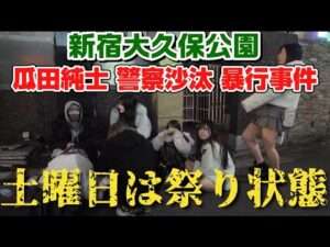 【閲覧注意】大久保公園が「祭り」状態で警察沙汰！立ちんぼ50人超＆瓜田純士降臨でカオスと化した週末の歌舞伎町